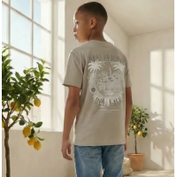 Malelions Junior Relaxed Lago T-shirt Olive green